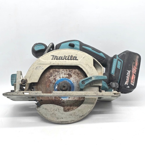 Makita DHS680 18V LXT 165mm Cordless Brushless Circular Saw with 5.0Ah Battery