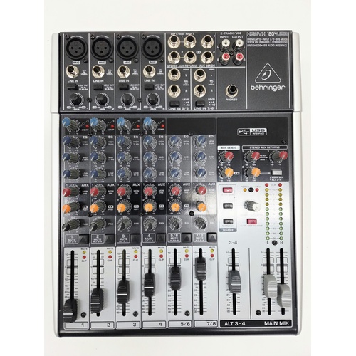 Behringer Xenyx 1204USB 12 Channel Analog Mixer USB Audio Interface