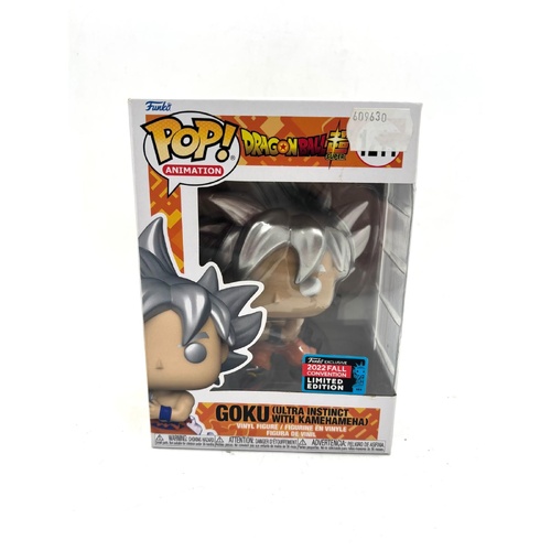 Funko Pop Goku Ultra Instinct Kamehameha #1211 2022 Fall Convention