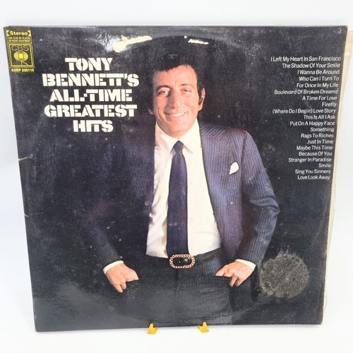 Tony Bennett All-Time Greatest Hits 2LP Vinyl Record CBS S2BP-220115 Gatefold