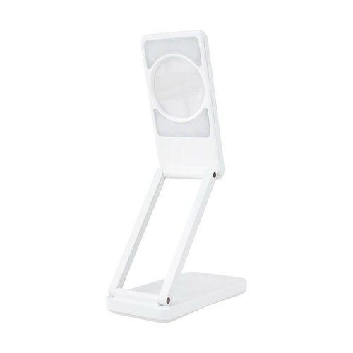 Triumph LED Z-Folding Magnifier White 3X Dimmable Portable Craft Lamp