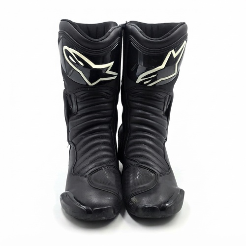 Alpinestars SMX-6 V2 Motorcycle Boots Black Size 41 EUR 7.5 US 26 JPN