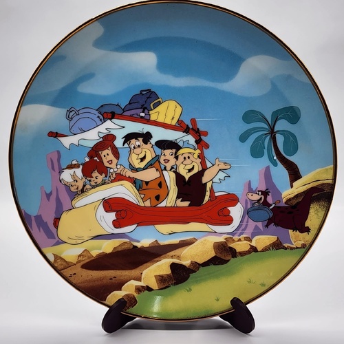Franklin Mint Flintstones Collector Plate Fine Porcelain 8 Inch Limited Edition