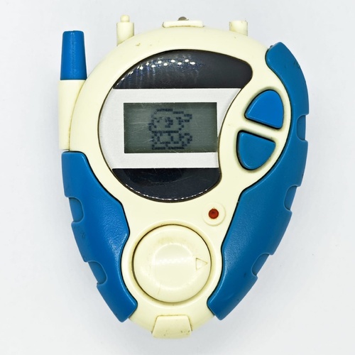 Bandai Digimon D-3 Digivice V1 Blue White Daisuke Virtual Pet 2000