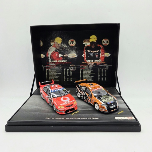 Classic Carlectables 1:18 2007 V8 Supercars Ford Holden 1-2 Finish