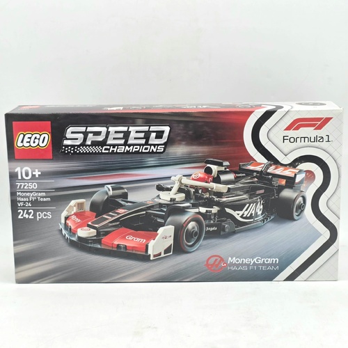 LEGO Speed Champions Haas F1 VF-24 MoneyGram Race Car 77250 242pcs