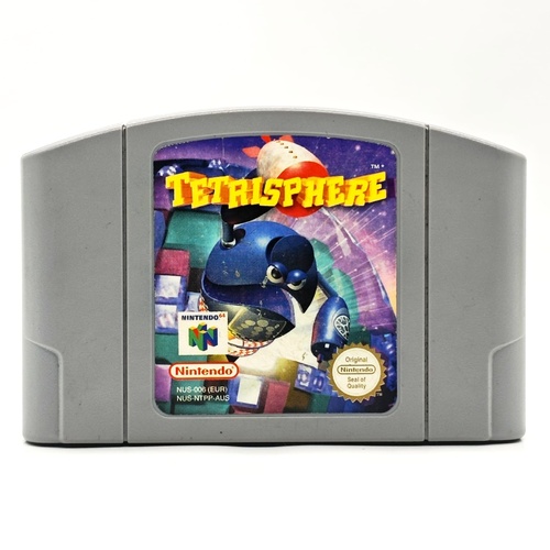 Tetrisphere Nintendo 64 N64 Game Cartridge Retro 3D Puzzle Game