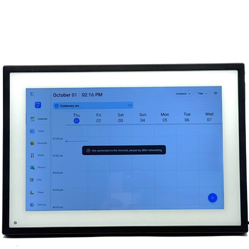 Dragon Touch TM10 10.1 Inch HD Smart Calendar Digital Touchscreen Black