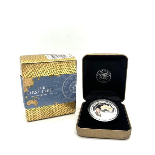 2008 Perth Mint First Fleet 1oz 99.9% Silver Proof Coin $1 with COA