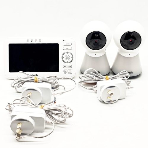 VTech BM4200N-2 2 Camera Baby Monitor 4.3 Inch Colour Video Audio