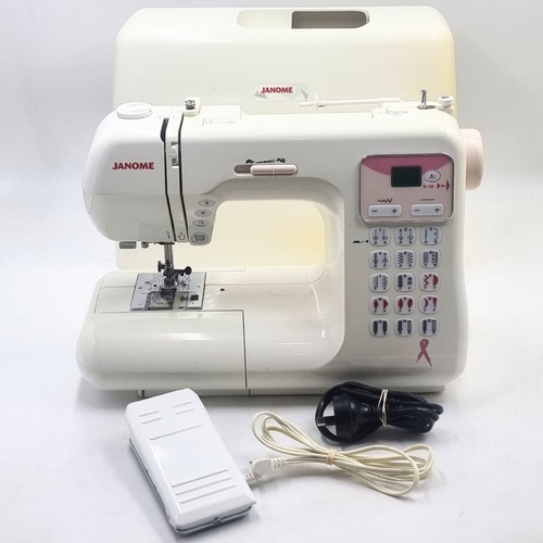 Janome DC4030 Computerised Sewing Machine with Pedal Travel Bag & Accessories