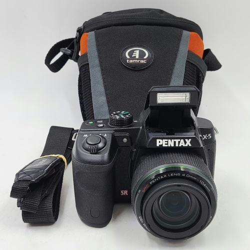 Pentax X-5 16MP 26x Optical Zoom Digital Bridge Camera Black with Bag & Strap