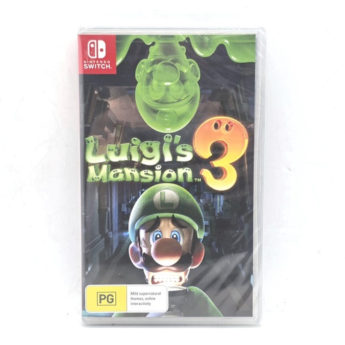 Luigi's Mansion 3 Nintendo Switch Ghost Catching Adventure Video Game