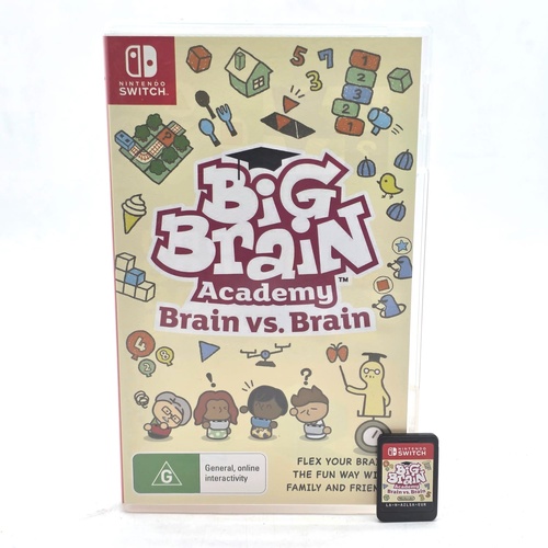 Big Brain Academy Brain vs Brain Nintendo Switch Game