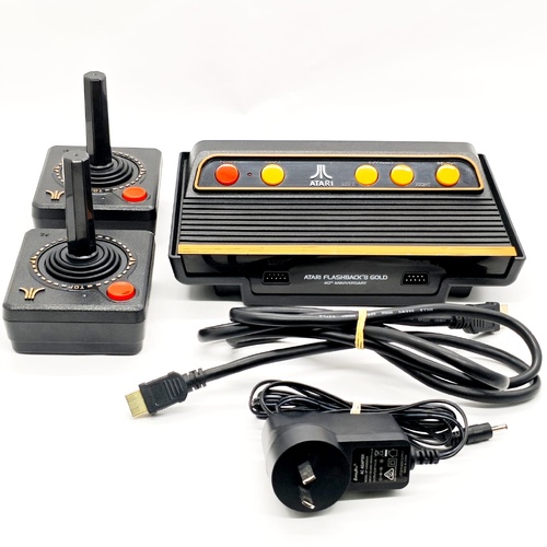 Atari Flashback 8 Gold HD Console 120 Built-in Games 2x Joysticks