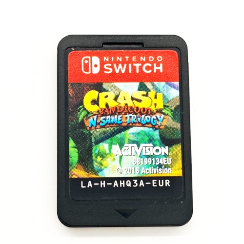 Crash Bandicoot N. Sane Trilogy Nintendo Switch Game Platformer 3 in 1