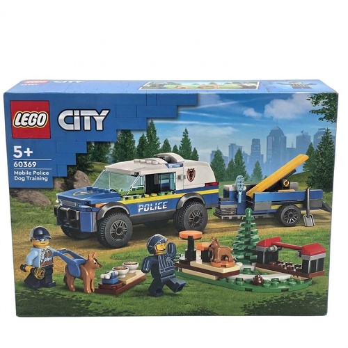 LEGO City Mobile Police Dog Training 60369 Toy Set K9 SUV Vehicle 197pc