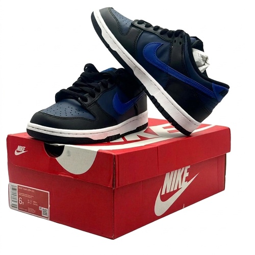 Nike Dunk Low GS Midnight Navy Game Royal Black Shoes DH9765-402 Size 6Y
