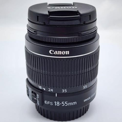 Canon EF-S 18-55mm f/3.5-5.6 IS II Zoom Lens + 58mm UV Filter and Caps