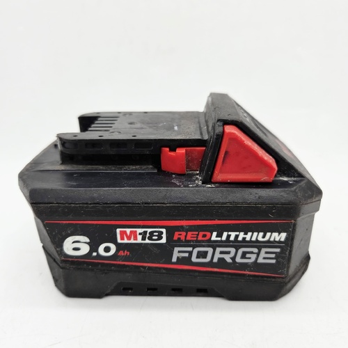 Milwaukee M18 REDLITHIUM FORGE 6.0Ah Battery M18 FB6 High Output Lithium‑Ion