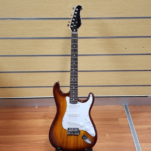 Sunburst Strat Style Electric Guitar 6 String SSS Pickups