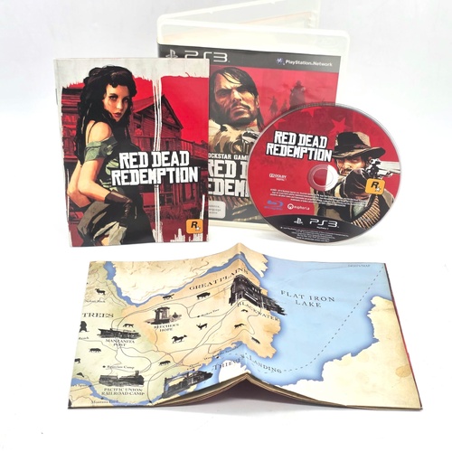 Red Dead Redemption PlayStation PS3 Game Complete with Manual and Map