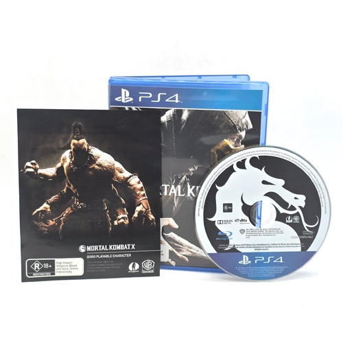 Mortal Kombat X Sony PlayStation 4 PS4 Fighting Action Game