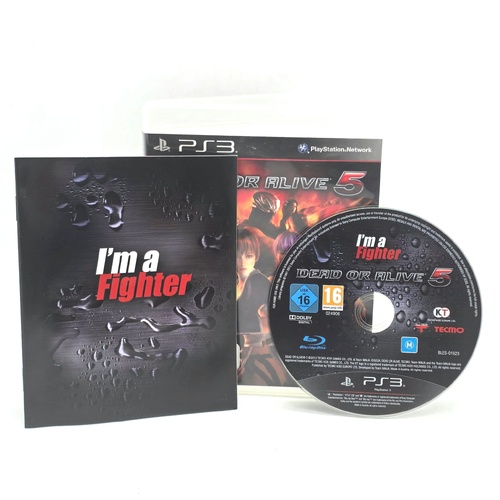 Dead or Alive 5 Sony PlayStation 3 PS3 Fighting Game DOA5 Complete with Manual