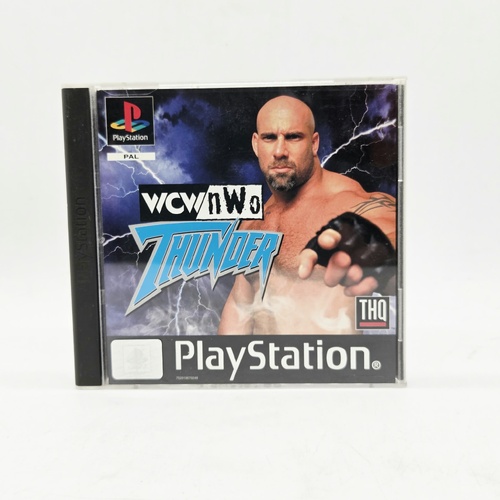 WCW/nWo Thunder Sony PlayStation 1 PS1 PAL Wrestling Game THQ SLES-01663