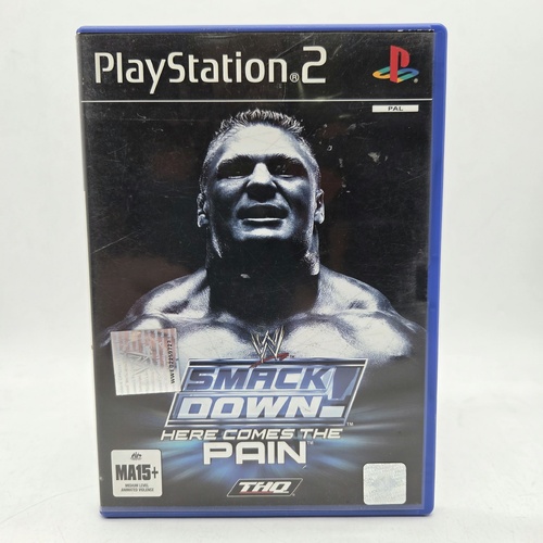 WWE SmackDown Here Comes The Pain Sony PlayStation 2 PS2 Game PAL