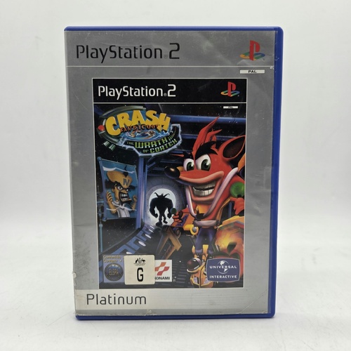 Crash Bandicoot The Wrath of Cortex Sony PlayStation 2 PS2 Game PAL Platinum
