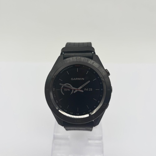 Garmin Approach S60 GPS Golf Smartwatch Touchscreen Black Silicone