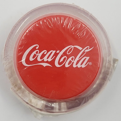 Coca-Cola Promotional Yo-Yo Red Clear Coke Advertising Collectable Toy New