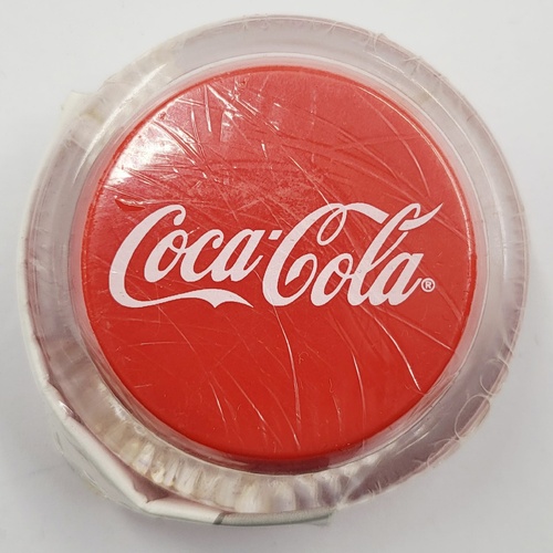 Coca-Cola Promotional Yo-Yo Red Clear Coke Advertising Toy Collectable New