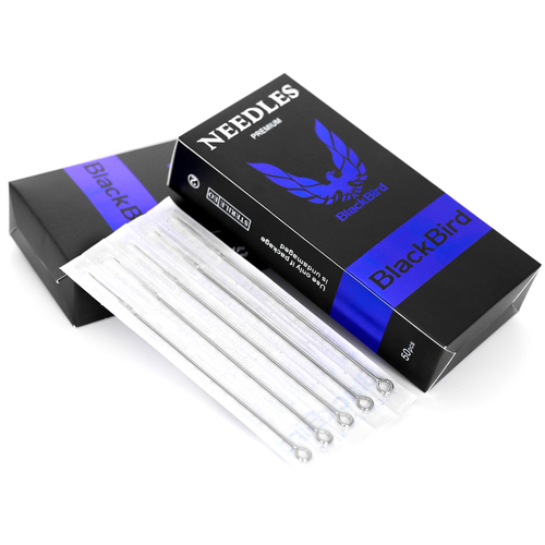5 x Tattoo Needles 3RS 5RS 7RS 9RS 11RS 13RS 18RS Sterilized ROUND SHADERS [Size: 3RS]