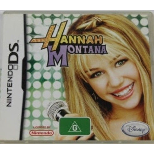 HANNAH MONTANA Nintendo DS Game + Booklet