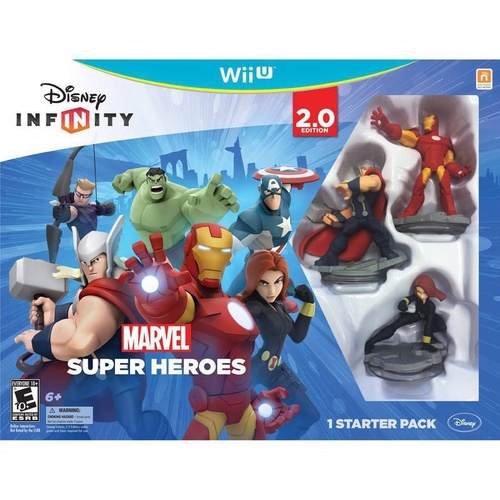 Disney Infinity 2.0 Marvel Super Heroes Starter Pack Wii U Disney New