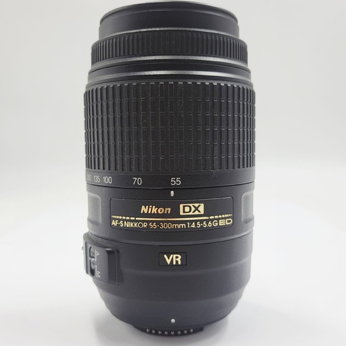 Nikon AF-S DX NIKKOR 55-300mm 1:4.5-5.6G ED VR Zoom Lens F-Mount 58mm