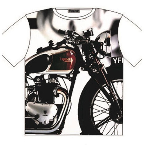 Vintage Triumph Motor Cycle T Shirt Street Fashion Mens Ladies  AU STOCK [Size: M - 40in/102cm Chest]