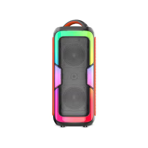 DJ Powered Karaoke Party Bluetooth Super Bass 4 Inch 25W Speaker RGB Light