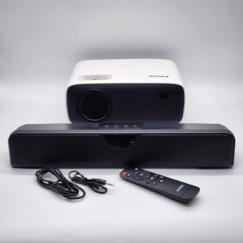 LASER PJT-BYCBL-040 1080P Outdoor Cinema Bundle 144 Inch Screen