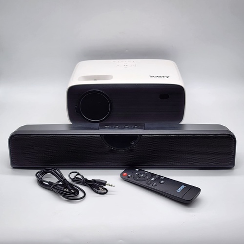 LASER PJT-BYCBL-040 1080P Outdoor Cinema Bundle 144 Inch Screen