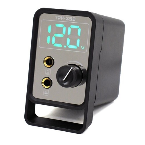 BMX TPN-033 Digital Tattoo Power Supply 1.5-12V with Large LCD Display Black