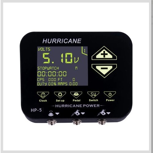 Hurricane Tattoo Power Supply HP-5 (New)