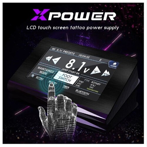 Digital LCD XPower Tattoo Power Supply (New)