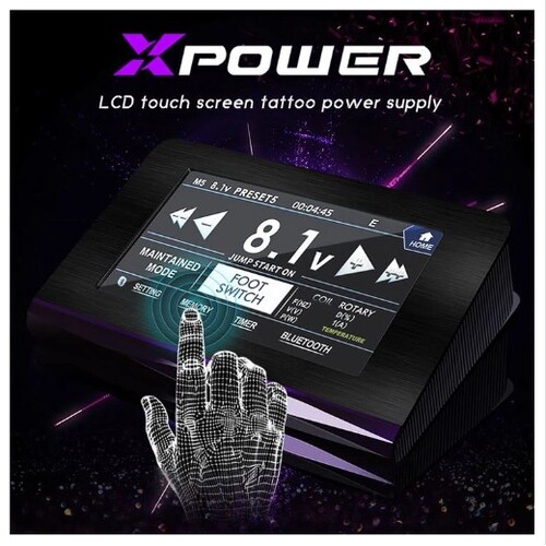 Digital LCD XPower Tattoo Power Supply (New)