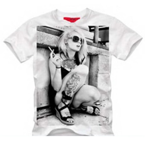 T-Shirt Casual Cool Chic Tattoo Style Street Fashion Mens Ladies [Size: M - 36in/91cm Chest]