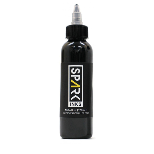 Spark Professional Tattoo Ink Black [Colour: 1 x 120ml Black]