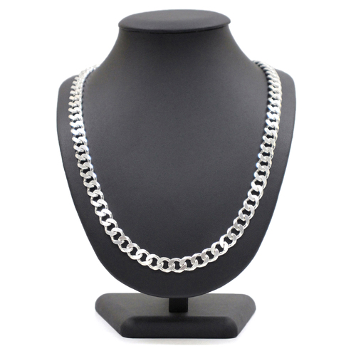 Necklace Chain Sterling Silver 925 solid Heavy Curb Link  61cm 99 Grams NEW
