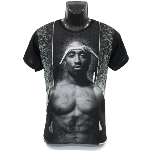 Tupac Shakur 2Pac T-Shirt Rap Hip Hop Thug Life Black Size: M/L/XL [Size: L]